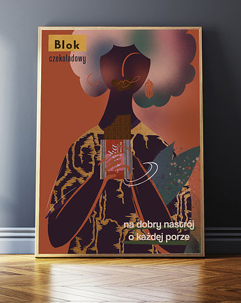 Plakat "Blok czekoladowy", Szpeje