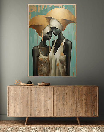 Oblicza Innych Wymiarów - Plakat - Druk - Abstrakcja, Surrealizm, Loft #25, Black Sapphire Art