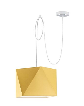Musztardowa lampa wisząca typu pająk do pokoju dziecka KANO KIDS D1, LYSNE
