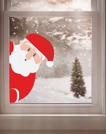 Naklejka na okno Święty Mikołaj, TamTamTu