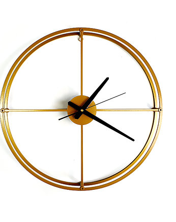 TIK TAK: zegar MONO light, duży 46cm ZŁOTY, OKAZJE - Prezent na Ślub
