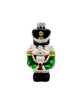 Bombka choinkowa: Dziadek do Orzechów: zielony, Syn Bombkarza