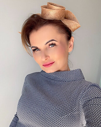 Fascynator  EMONA  /oraz inne kolory, MONIKA SAXTON LUXURIOUS MILLINERY