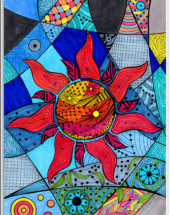 22. UPAŁ - rysunek, plakat., kama4you