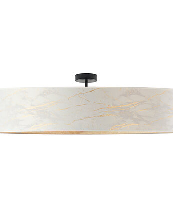 Elegancki plafon z marmurowym kloszem GRENADA MARMUR fi - 100 cm, LYSNE