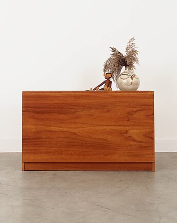 Komoda na gramofon, duński design, lata 70, produkcja: Dania, Przetwory design