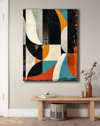 Geometria natury - Obraz na płótnie - Druk Blejtrama, Minimalizm, Loft #116, Black Sapphire Art