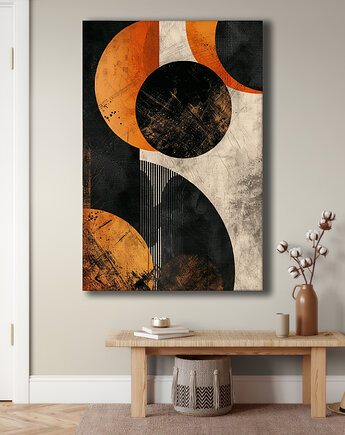 Geometria natury - Obraz na płótnie - Druk Blejtrama, Minimalizm, Loft #96, Black Sapphire Art