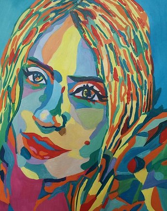 Obraz ręcznie malowany elf, alice oil on canvas