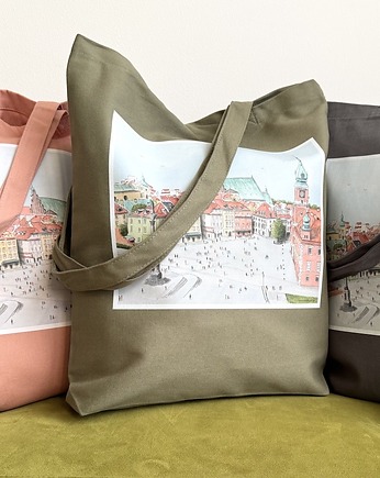 Torba Everyday Warszawa - zieleń, Travelling Art