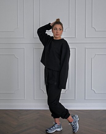 Krótka bluza MOSCA black, RONKA