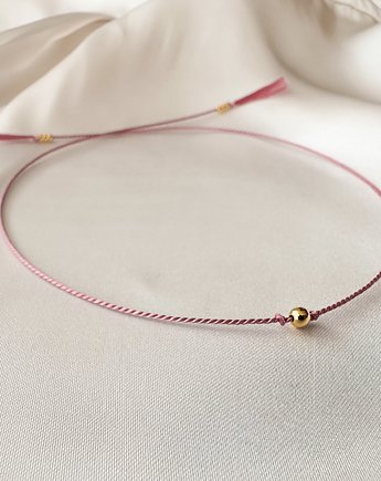 Złota Bransoletka Szczęścia 14K 585 różowa, Martellie Jewellery