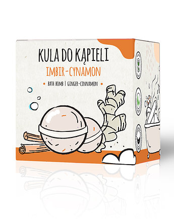 Kula do kąpieli Imbir - Cynamon, SłomianaPracownia