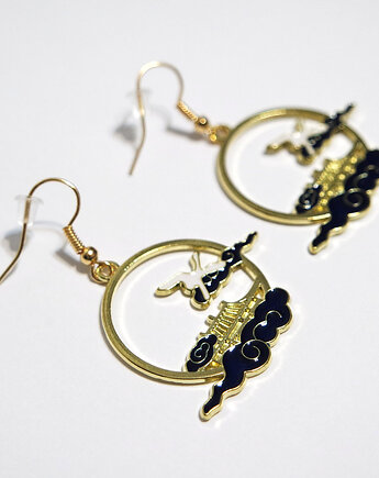 Kolczyki - Żuraw na niebie, yenoo