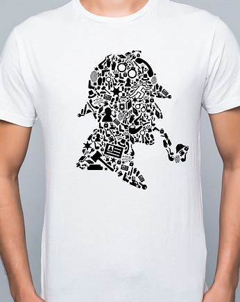 Koszulka  z nadrukiem Sherlock, ART ORGANIC