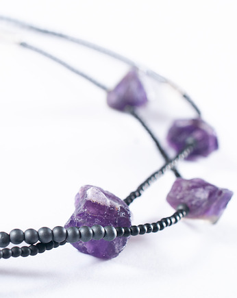 Naszyjnik z ametystem i hematytem. [SN21], Anillito