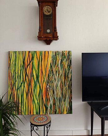 Obraz na zamówienie kupującego - Powiew wiosny - 100x100 cm, Kasia Kulicka