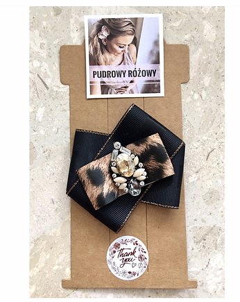 Biżuteryjna spinka do włosów New, Pudrowy Różowy