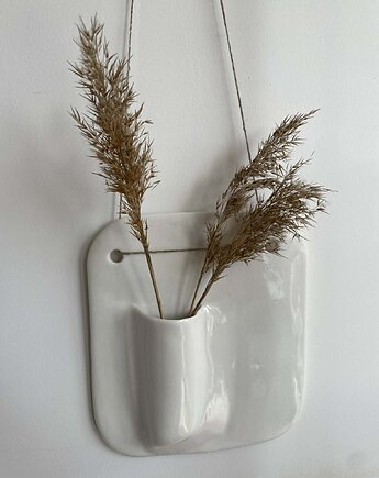 Wazon naścienny, grzelka ceramika