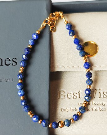 Bransoletka lapis lazuli, NESSING handmade