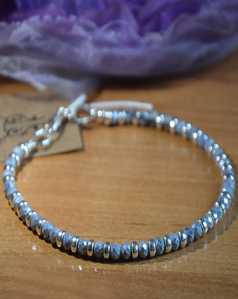 Szafir błękitny Bransoletka Srebro, Galeria Niepodzielone