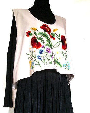 Łąka żywa  Boho (Art Embroidery), na ludowo