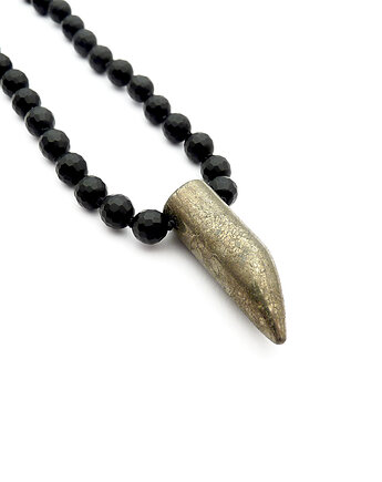 Surowy piryt naszyjnik #3, galeria nuit