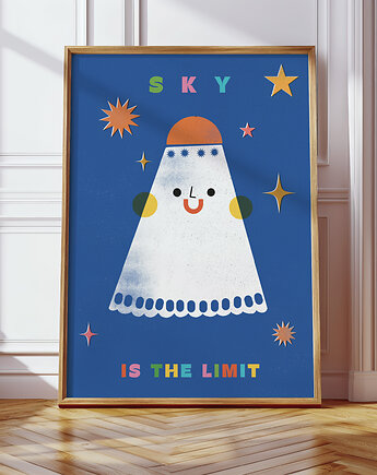 Plakat Sky is the limit, MUKI design