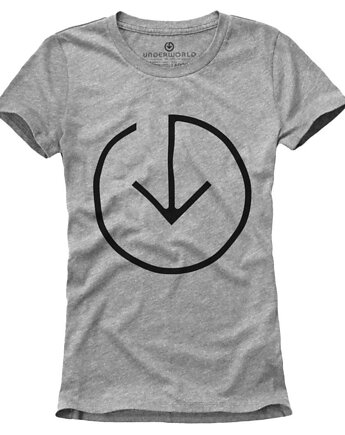 T-shirt damski UNDERWORLD Logo szary, UNDERWORLD