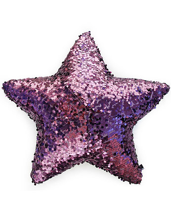 Cekinowa poduszka gwiazdka 57 cm, colour contrast