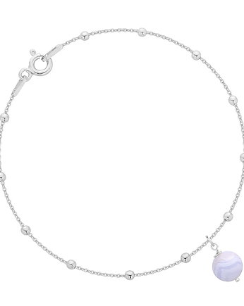 Bransoletka srebrna z chalcedonem, MYNESS