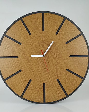 Wielki zegar ścienny 50 cm Dąb naturalny, Wajdrew