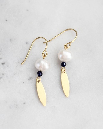 Piia Pearl Earrings, Le Boho Bleu