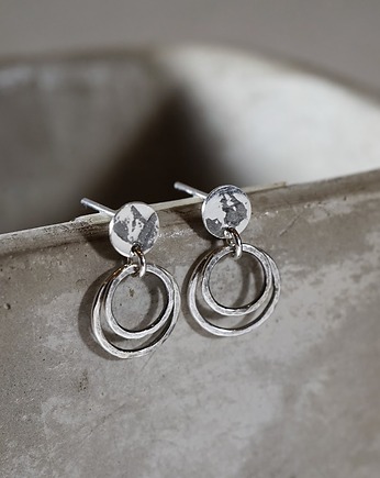 HOYA - srebrne kolczyki, studio INDIGO