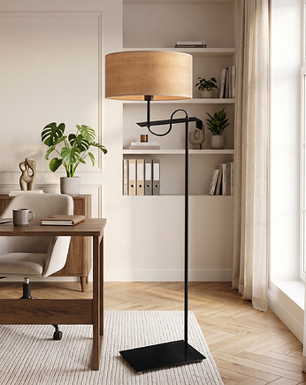 Nowoczesna lampa stojąca do biura lub gabinetu KAMERUN ECO, LYSNE