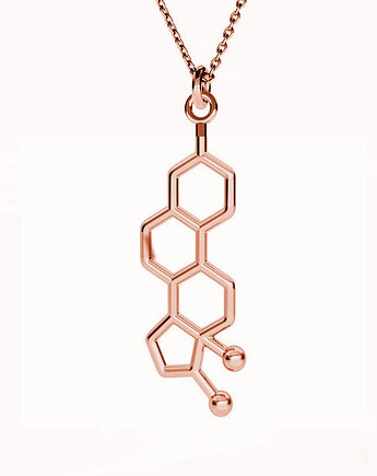 ESTROGEN  - naszyjnik srebro, złoto, różowe złoto, ISSI Jewelry