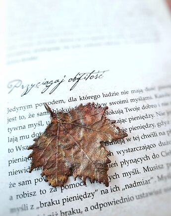 Liść miedziany Klon I, Treemasters Copper Jewelry