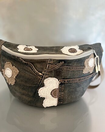 Nerka z ręcznie barwionego denimu La Rambla 29, CANGUR