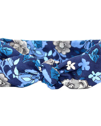 Opaska pin up granatowe kwiaty, Talulla