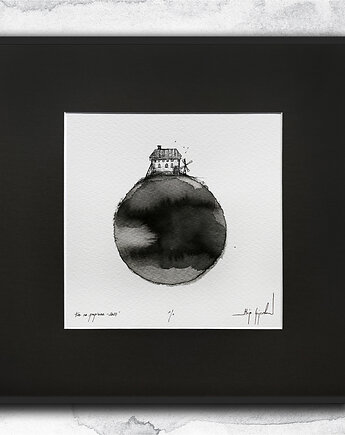 Tusz na papierze - Domek (03), Maja Gajewska