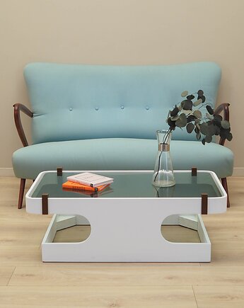 Sofa miętowa, włoski design, lata 70, produkcja: Włochy, Przetwory design