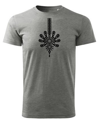 Tatra Art podhalańska Parzenica t-shirt szary, Tatra Art