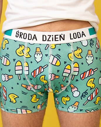 Środa Dzień Loda - bawełniane bokserki, Majtki z Sosnowca