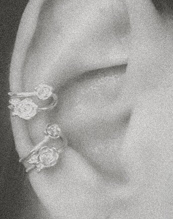 Nausznica róża kolczyk, Vander jewelry