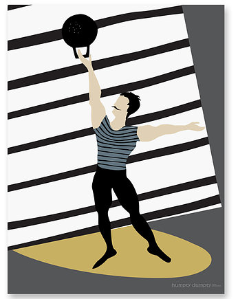 Plakat dziecięcy Athlete 2, Humpty Dumpty Room Decoration