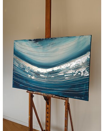 Obraz na zamówienie kupującego - Zakrzywienie czasoprzestrzeni - 60x90 cm, Kasia Kulicka