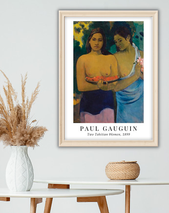 Plakat reprodukcja Paul Gauguin 'Two Tahitian Women', Well Done Shop