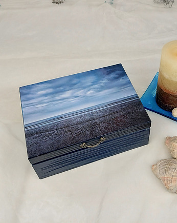 Szkatułka - morski granat, Manufa