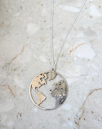 WORLD- naszyjnik srebro 925, ISSI Jewelry