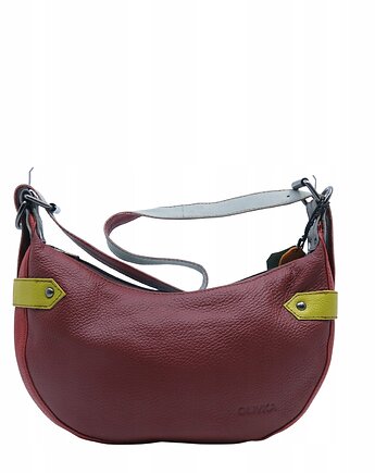 Torebka damska skórzana na ramię modna regulowany pasek zero waste OLIVKA, Olivka Warsaw